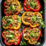 Lentil Quinoa Bell Peppers by recipejane